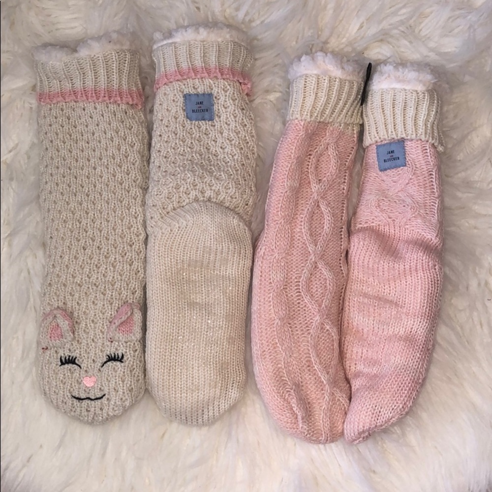 Knitted Slipper Socks